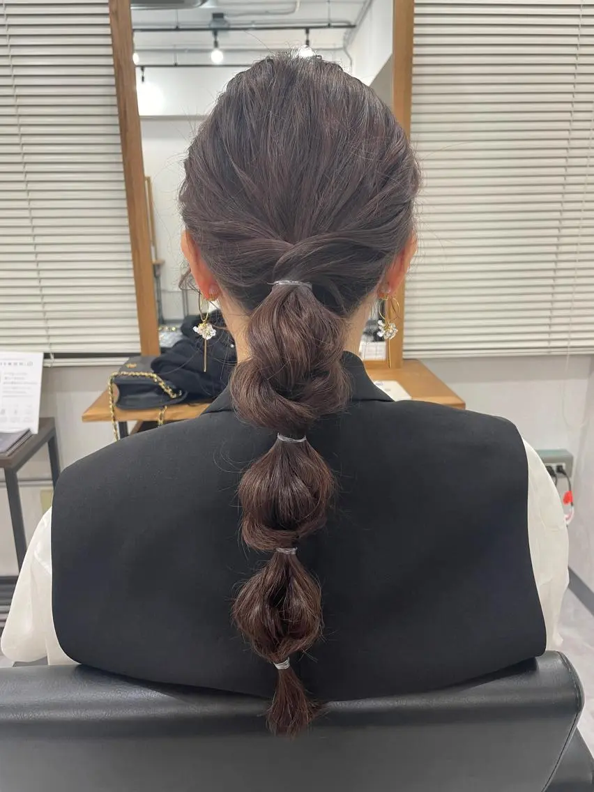 セミロング ヘアセット OGAWA HIROKIのヘアスタイル