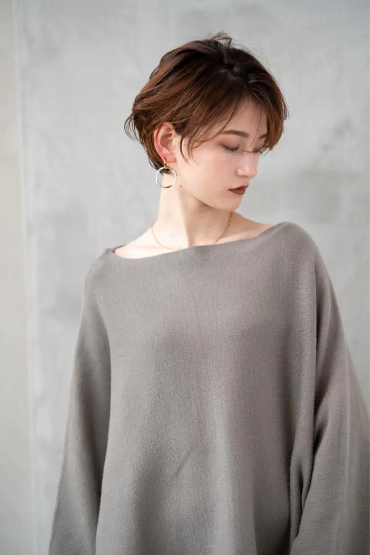 ショート カラー カット ヘアカラー トリートメント 🉐レイヤー/塩見 弘樹🉐渋谷のヘアスタイル
