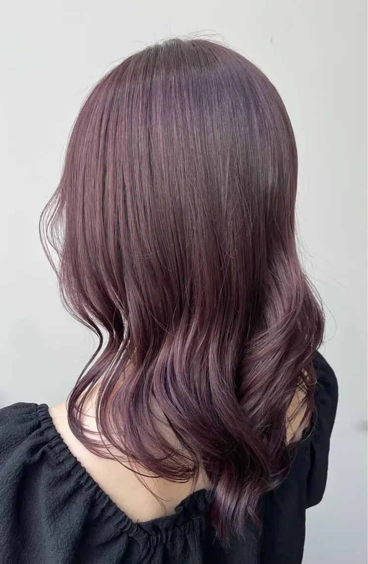 セミロング カラー ヘアカラー トリートメント まつげ兼任しもさこ 🌟レイヤー得意のヘアスタイル