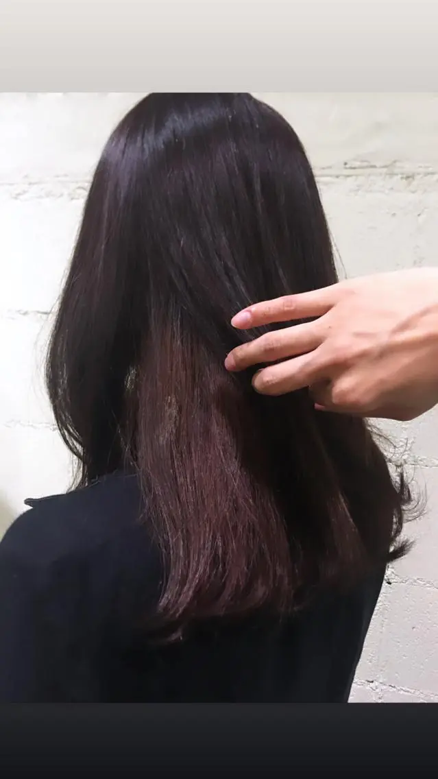 カラー 中村 碧のヘアスタイル