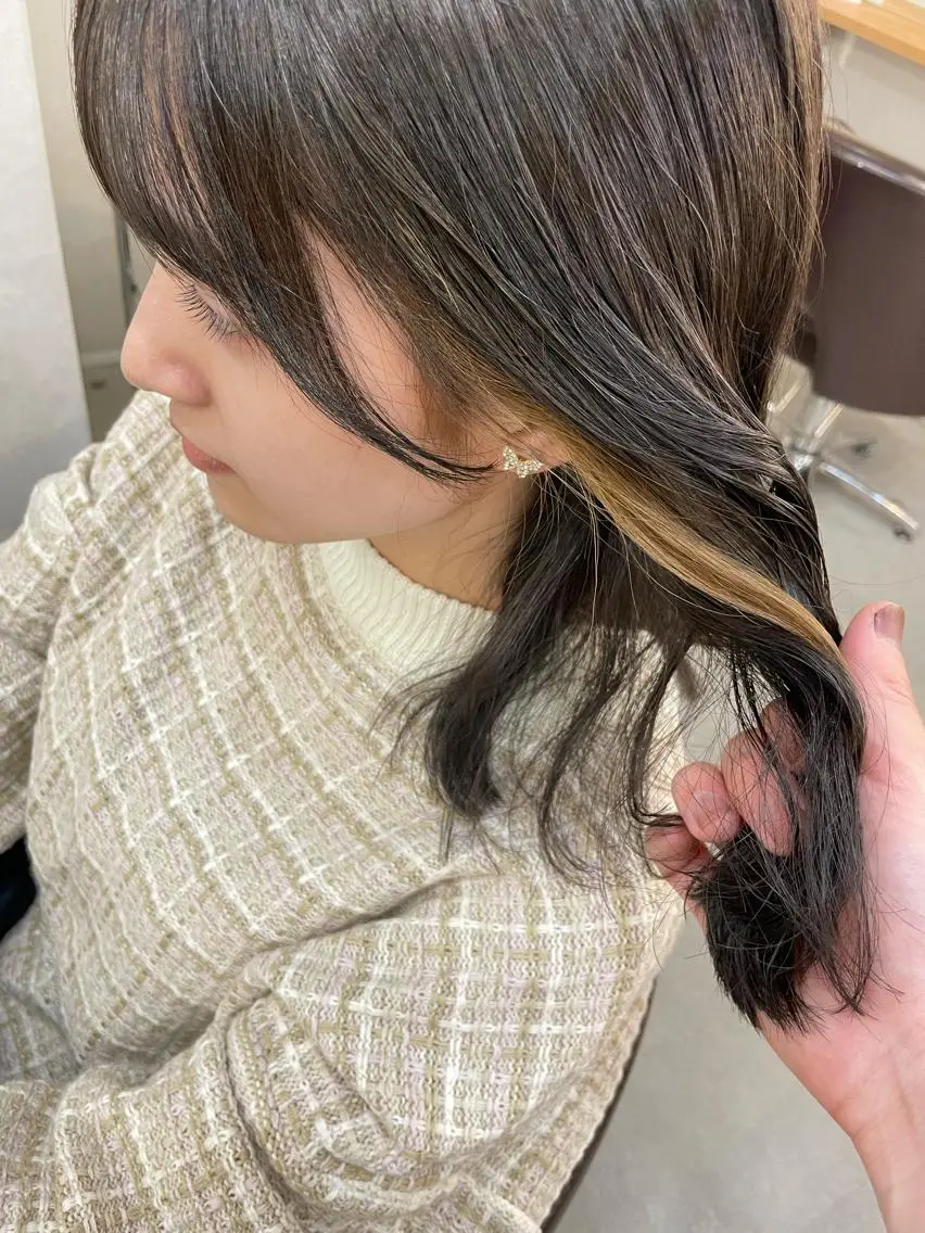 ミディアム トレンド透明感カラー ☘️大貫 昂涼🐹のヘアスタイル
