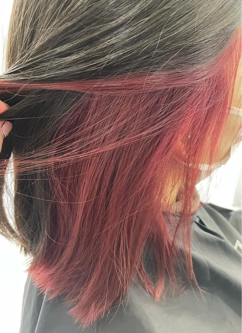 カラー インナーカラー 中溝 トシミのヘアスタイル