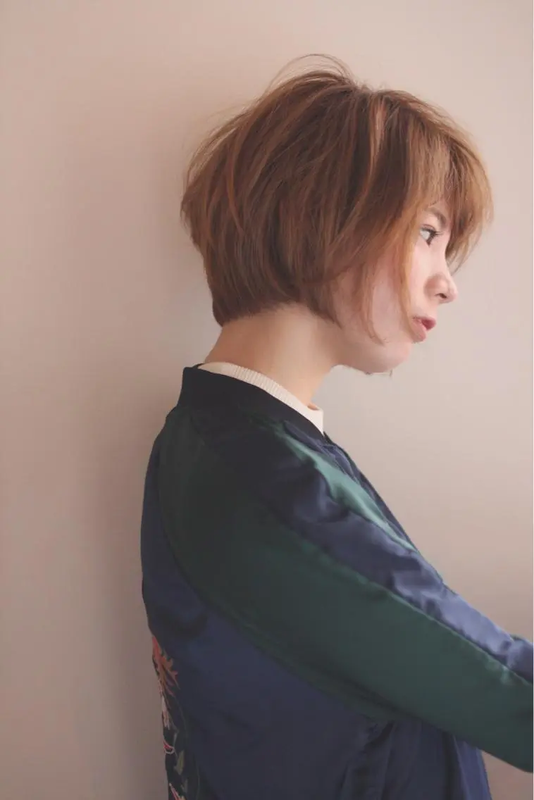 ショート ショートボブ ボブ くびれヘア ショートヘア ショート/ボブ/ 白髪染め/メンズ葛西のヘアスタイル