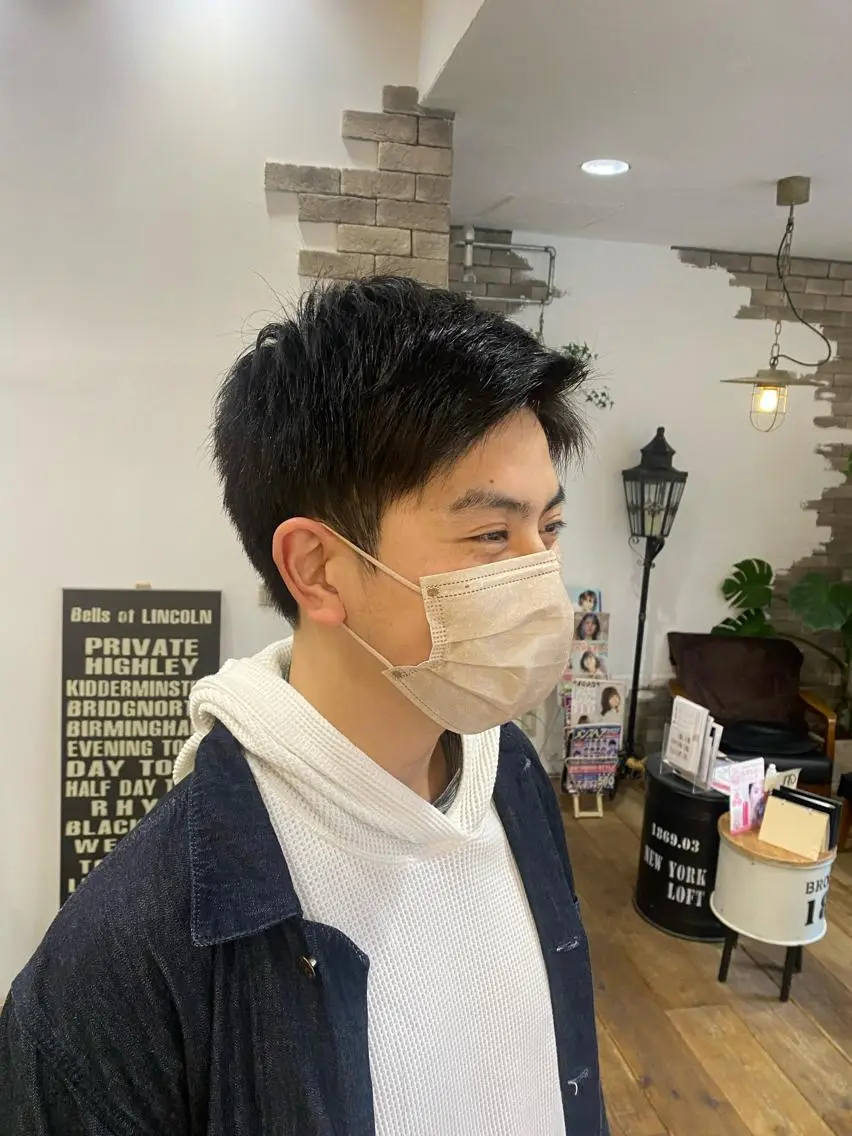 ショート メンズ 井手口 沙樹のヘアスタイル