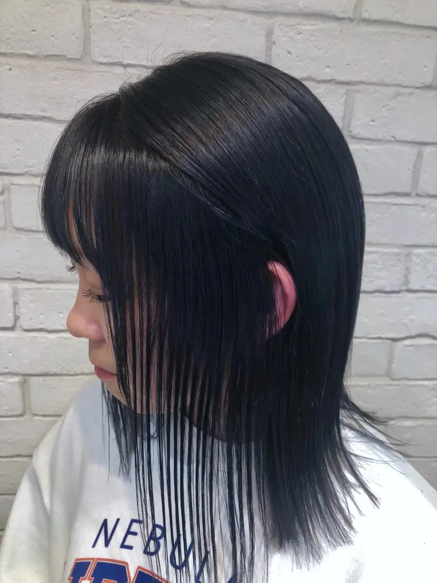 ミディアム カラーアンドケアリタ kitamuuuのヘアスタイル