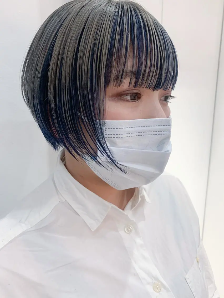 ショート 💜ショート💜 ウルフ、ボブ二色亜美のヘアスタイル