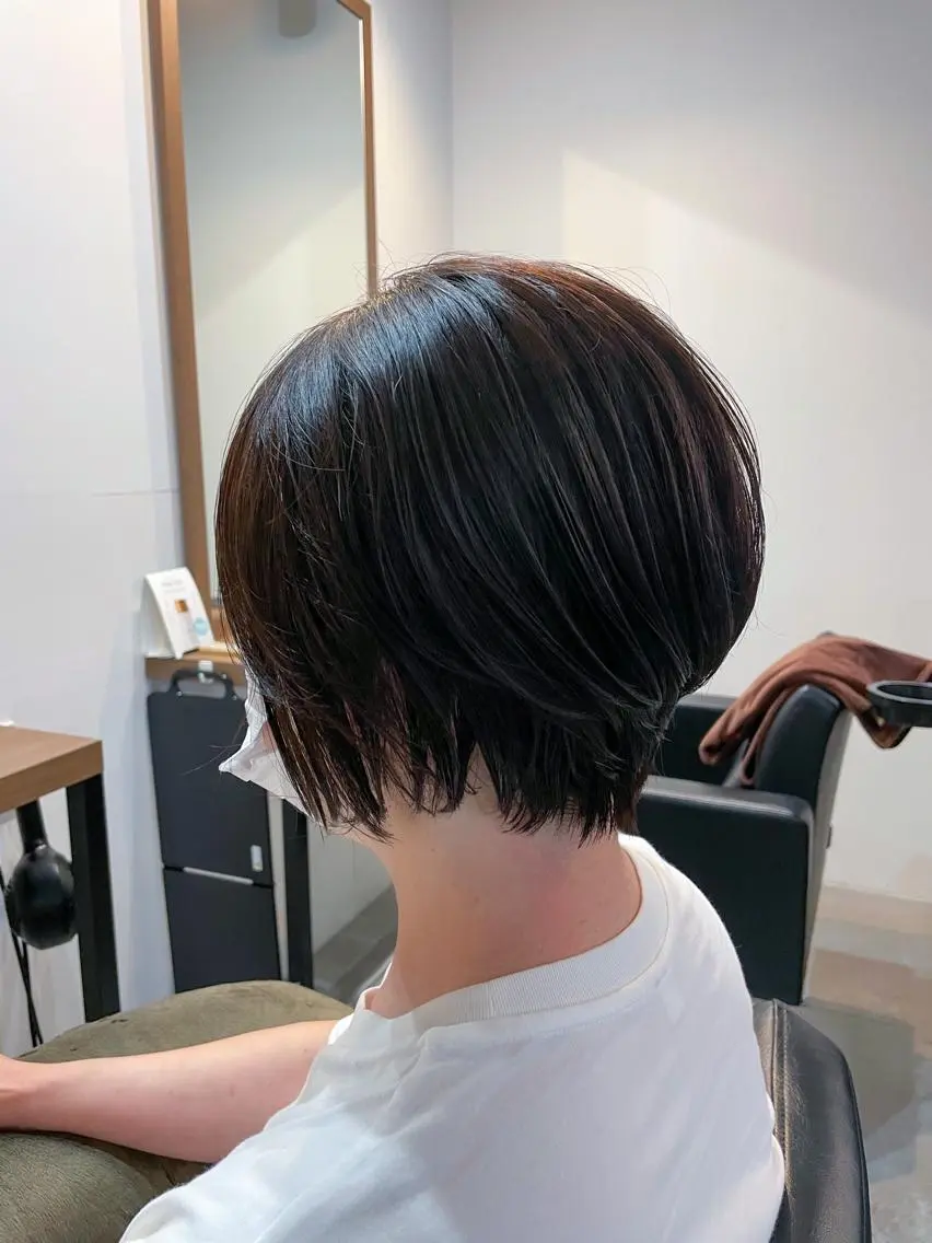 ショート 縮毛矯正 坂田 椋のヘアスタイル