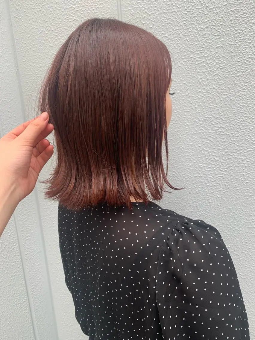 ミディアム SEAM アキホのヘアスタイル