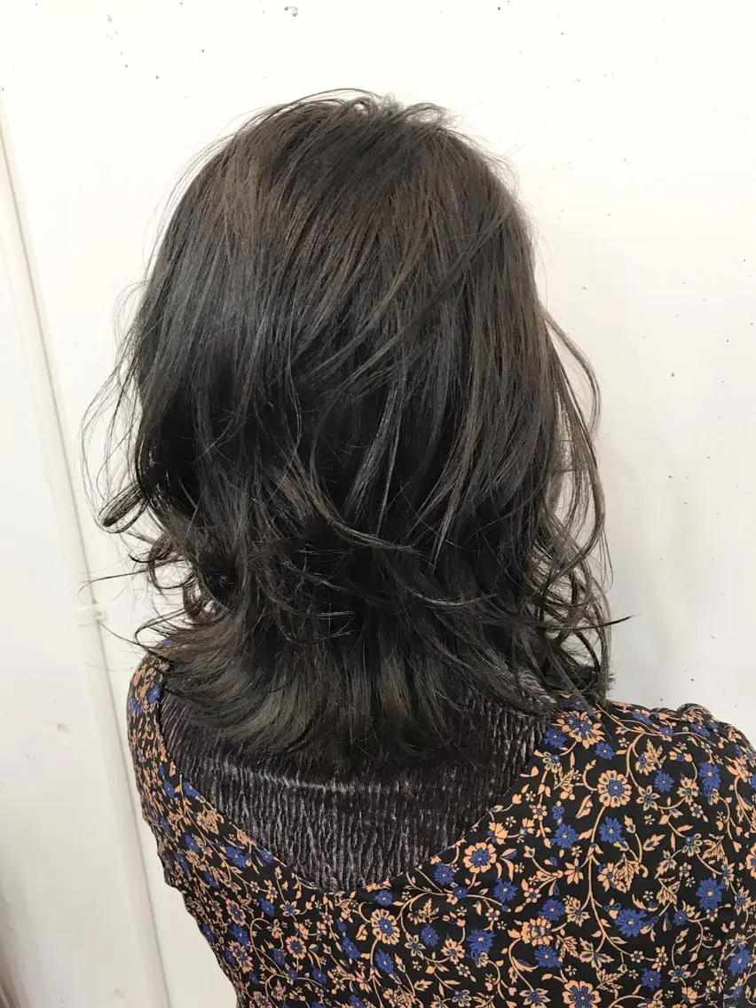 カラー グレージュ オリーブグレージュ オリーブグレー ヘアカラー トリートメント ヘッドスパ グレージュ/髪質改善 Yamato.hのヘアスタイル