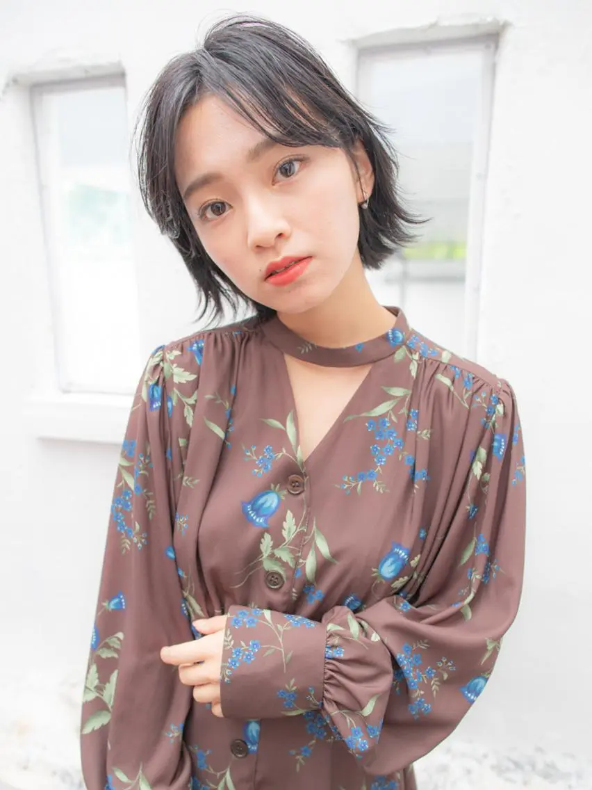 ショート カラー ヘアアレンジ ボブ カット ヘアカラー トリートメント ヘッドスパ 北九州美容室 🕊️わかな✂︎のヘアスタイル