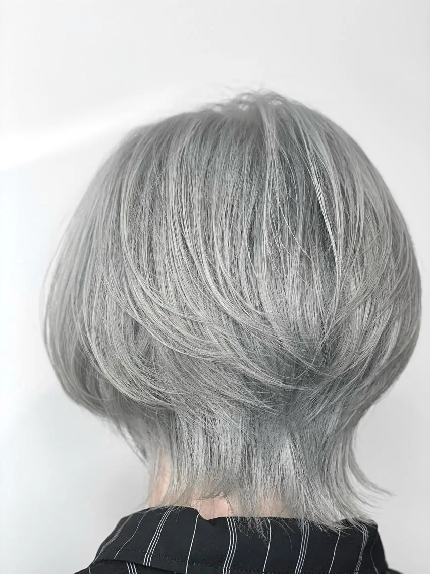 セミロング カラー ヘアアレンジ メンズ ✨錦糸町ブリーチ/ ホワイトカラー皇気✨のヘアスタイル