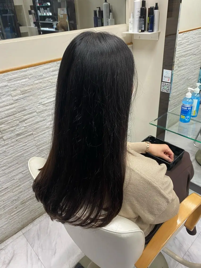 ロング レイヤーカット シャギー 目黒 碧人のヘアスタイル
