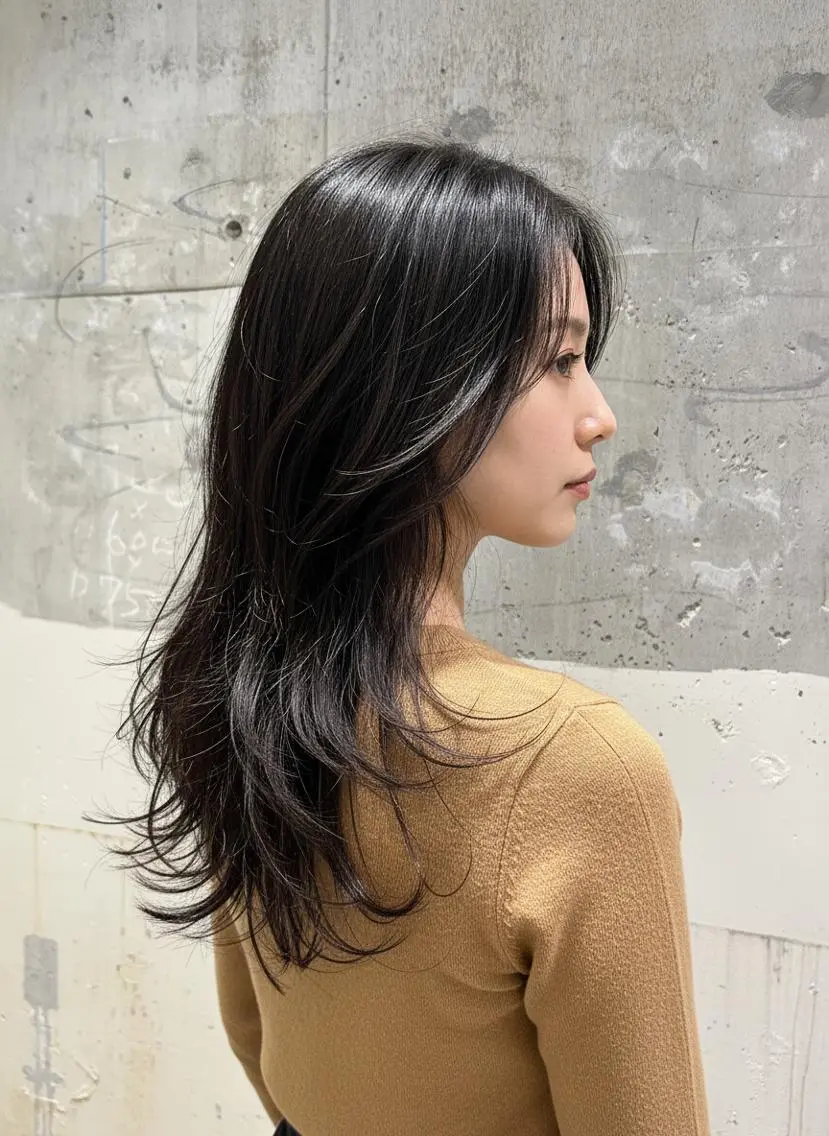 セミロング Ｈelena_きら 縮毛矯正/まつパのヘアスタイル