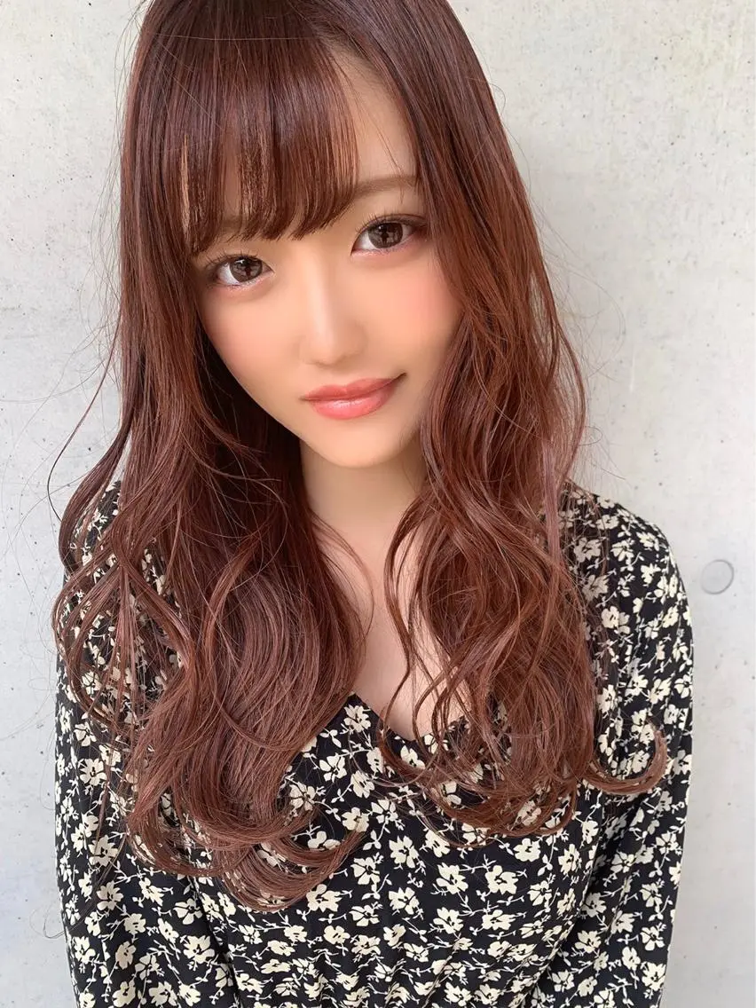 ロング カラー ヘアカラー トリートメント 髪質改善will hairdesignのヘアスタイル