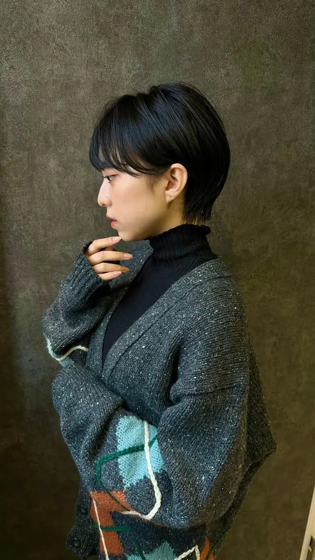 ショート カラー カット 女性が憧れる ショート/角田愛和のヘアスタイル