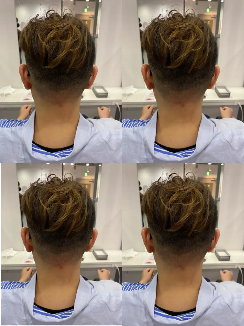 ショート メンズ 🔥メンズパーマ 特化 渡辺一翔のヘアスタイル