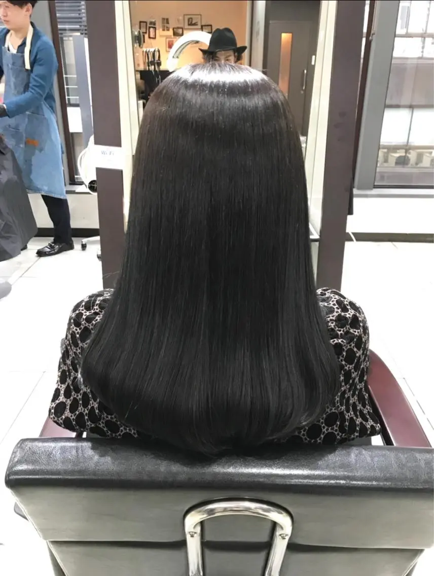 ロング カラー パーマ カット 縮毛矯正 トリートメント 池袋艶髪職人🌈😇 ✨店長✨小林優太✨のヘアスタイル