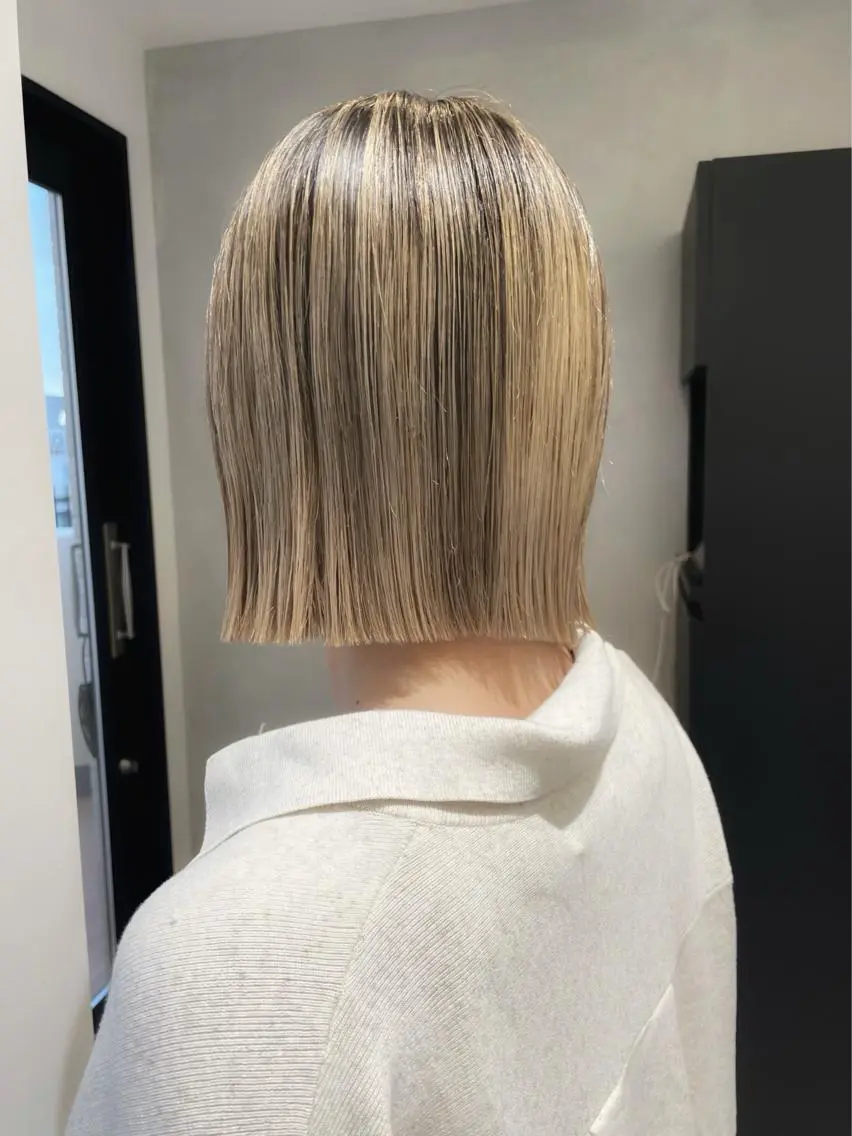 ショート カラー ハイライトカラー ボブ ハイライト カット ヘアカラー トリートメント ヘアセット メンズ特化 パーマ/オザワのヘアスタイル