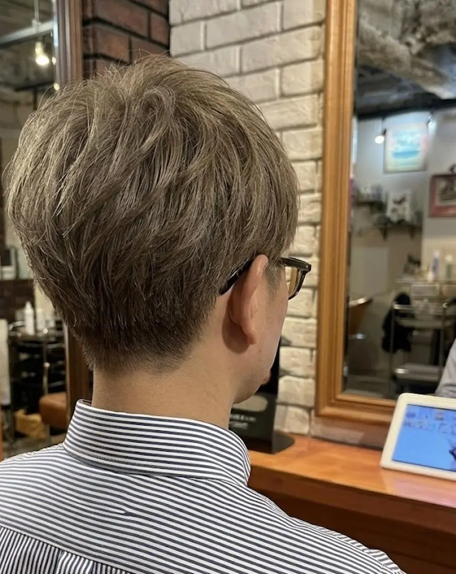 ショート カット ヘアカラー トリートメント ヘッドスパ flencia 丸 和博|カットのヘアスタイル