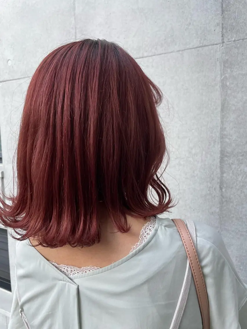 ミディアム カラー ブリーチ カラー職人 なかもと たつひろのヘアスタイル