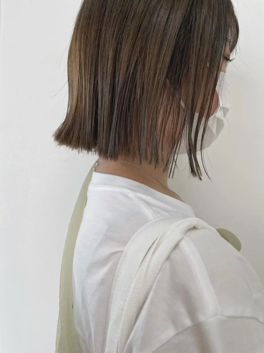 ショート カラー カット ヘアカラー 縮毛矯正 トリートメント 山下 千明のヘアスタイル