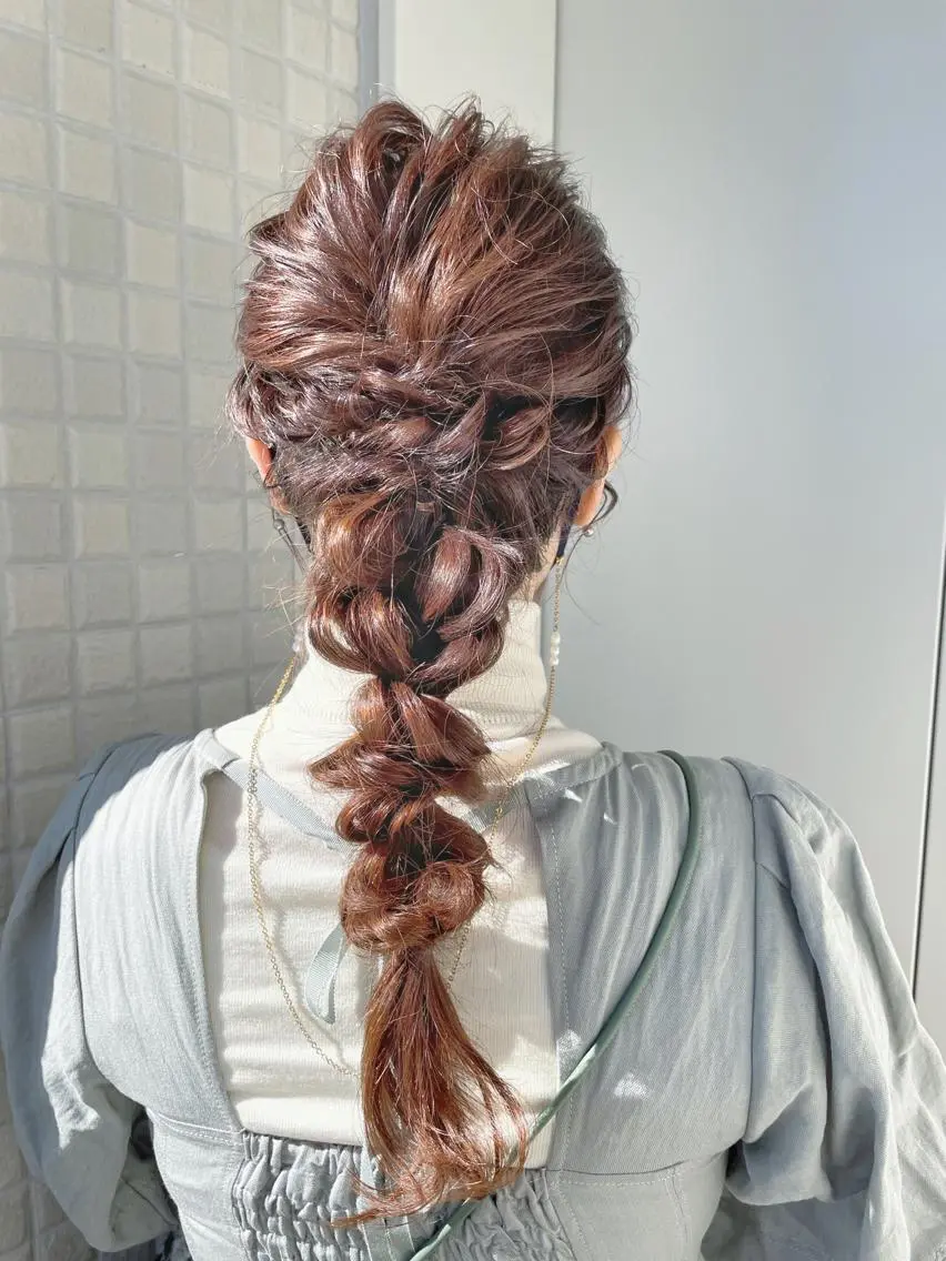 ロング ヘアアレンジ 大平 美沙のヘアスタイル