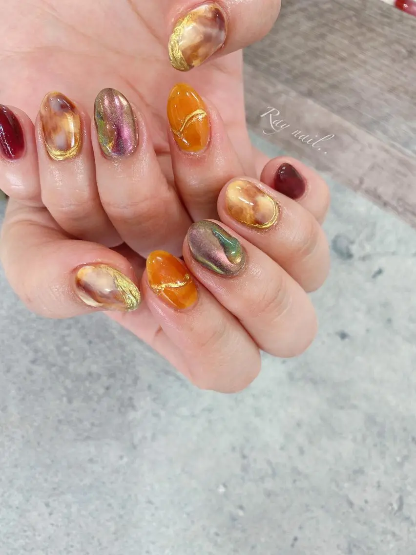 ネイル ハンドネイル nailsalon ∞ ﾐｶﾅﾙ ∞のネイルデザイン