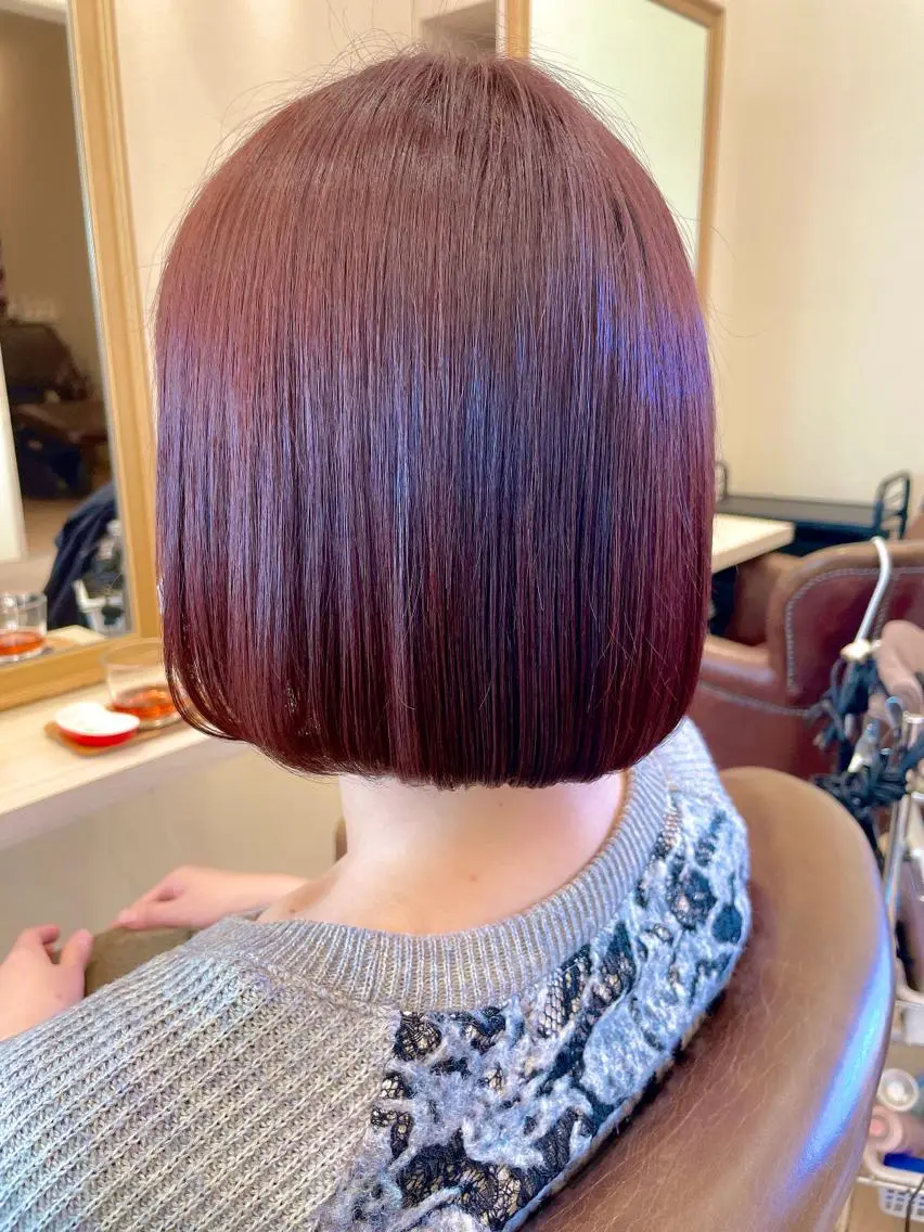 ショート カット ヘアカラー トリートメント ショートと髪質改善 達人⭐️村上将梧のヘアスタイル