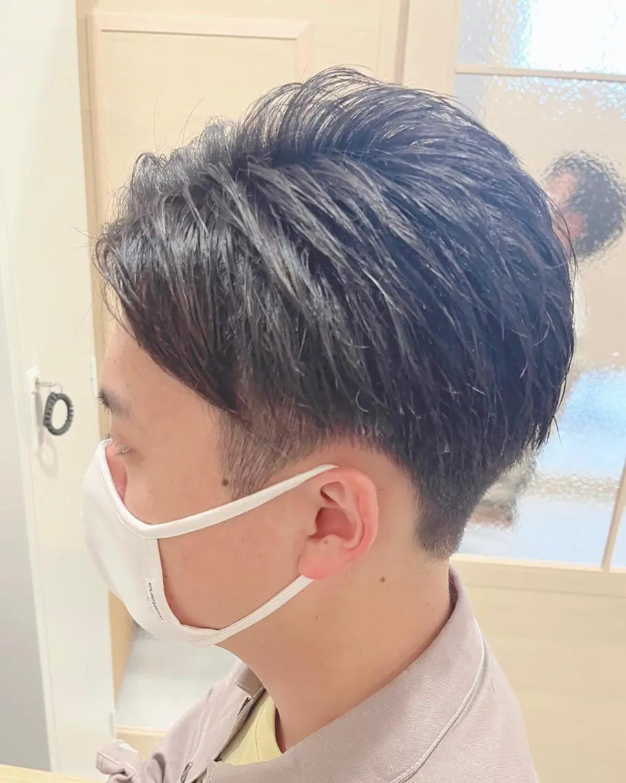 ショート カラー メンズ 学生(メンズ向け) メンズショート ツーブロック 外国人風カラー 学生 🌿ヤマグチ ユウキ🌿のヘアスタイル