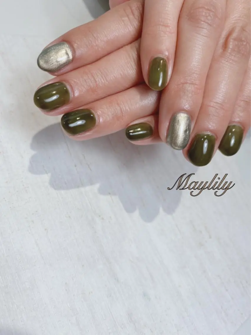 ネイル ワンカラーネイル Nail salon Maylilyのネイルデザイン