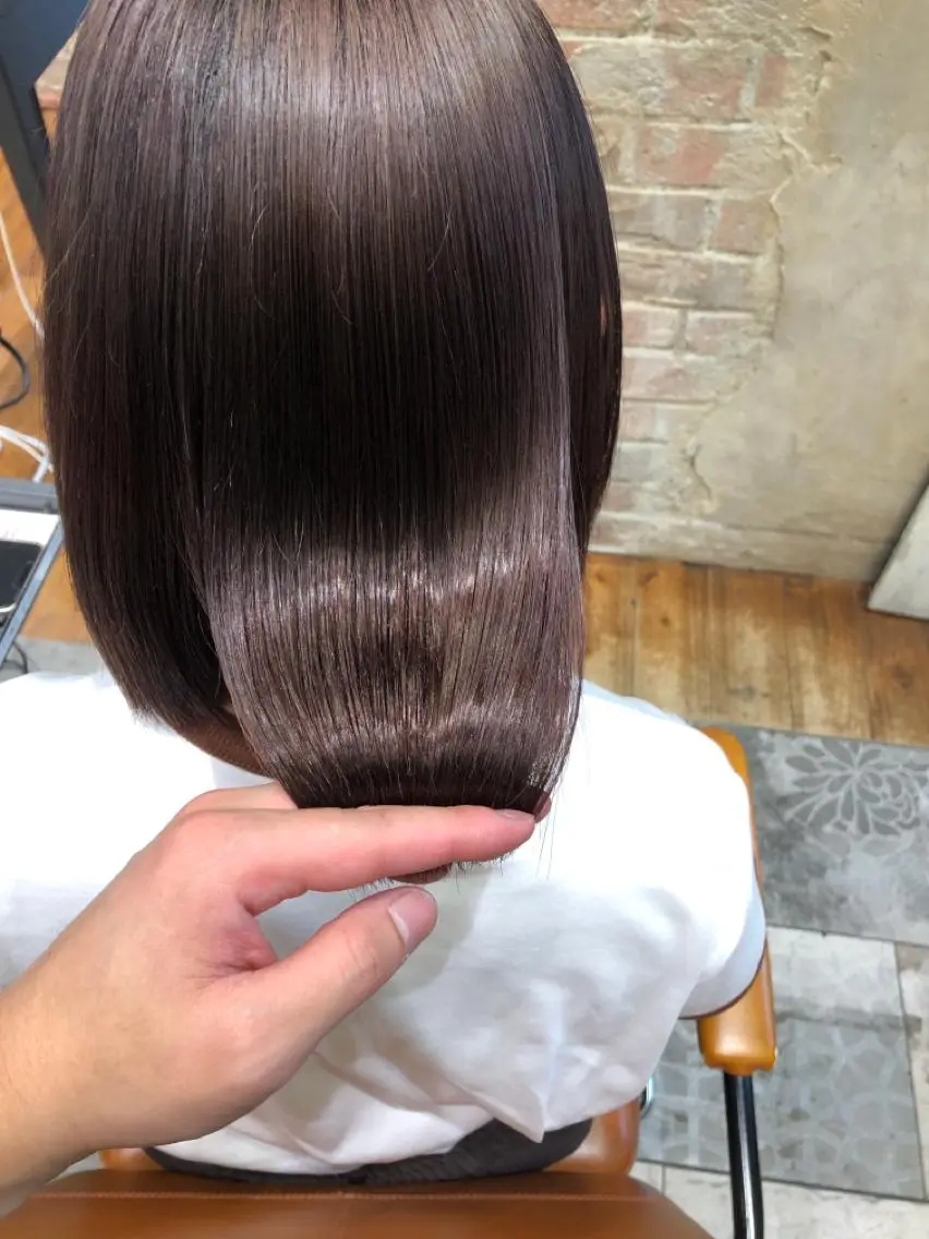 ショート カラー パーマ バレイヤージュ ブリーチ ケアブリーチ ダブルカラー ハイライトカラー カット ヘアカラー 縮毛矯正 トリートメント 銀座✨ショートボブ ショート/坂本亜裟海のヘアスタイル