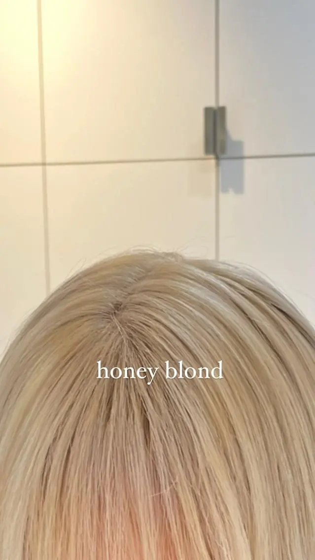 ミディアム カラー ヘアアレンジ ブリーチ ヘアカラー トリートメント ヘアセット 🫧柔色/トレンド カラー/川辺晴加のヘアスタイル