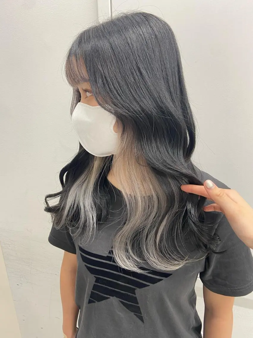 ミディアム 韓国レイヤー/ヘア カラー🎀ayamiのヘアスタイル
