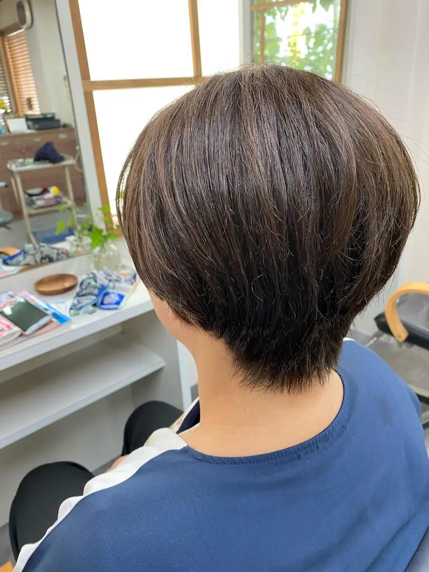ショート ハンサムショート ショートヘア カット 永沼 真依のヘアスタイル
