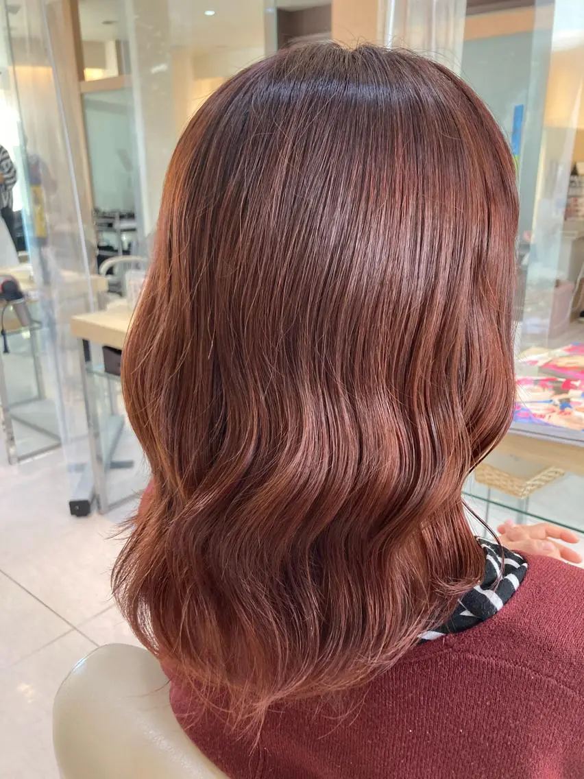 ミディアム カラー 後藤 瑞季のヘアスタイル