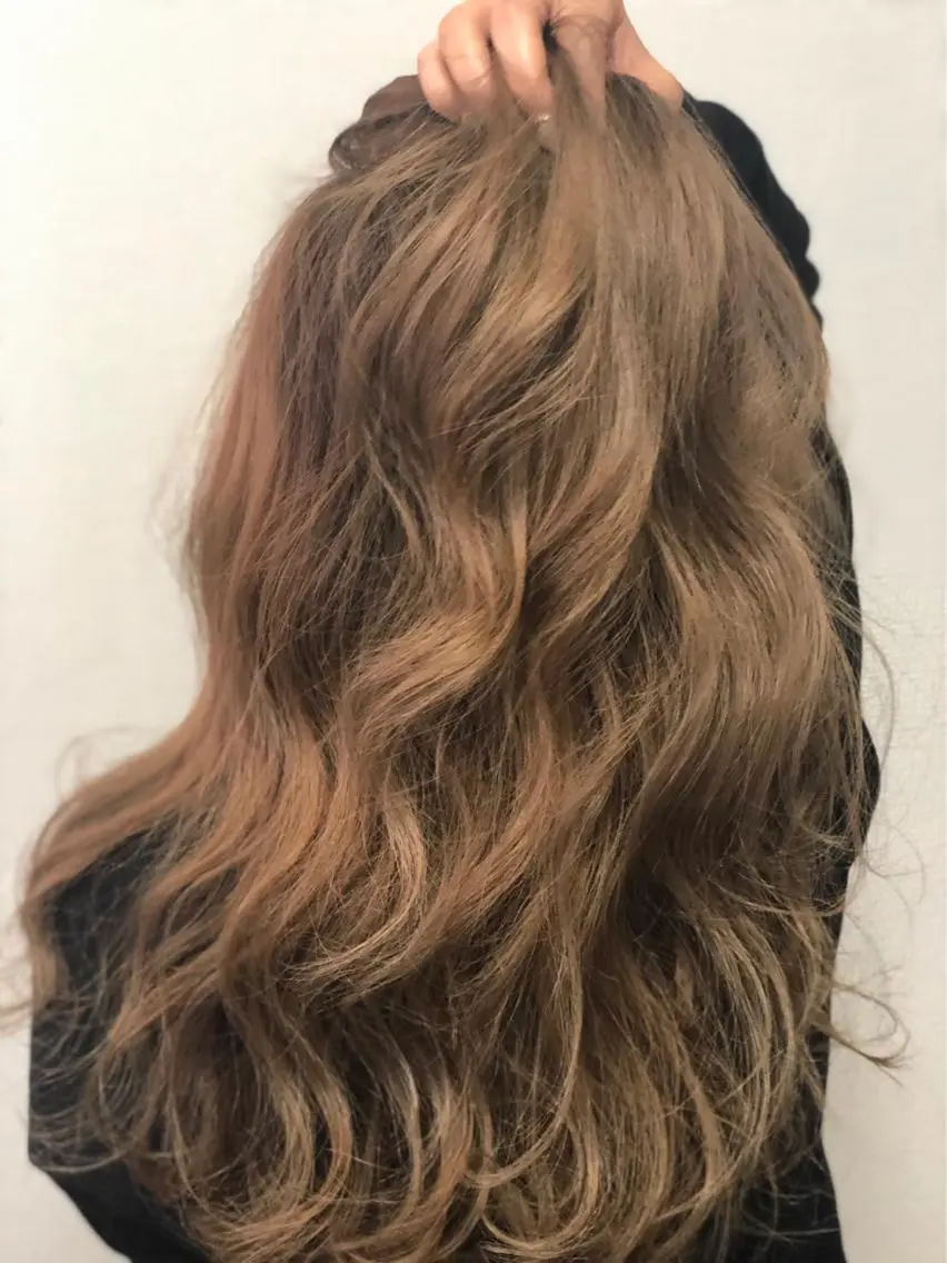 ロング カラー カット ヘアカラー パーマ 🐆アンドウ チカコ🦓のヘアスタイル