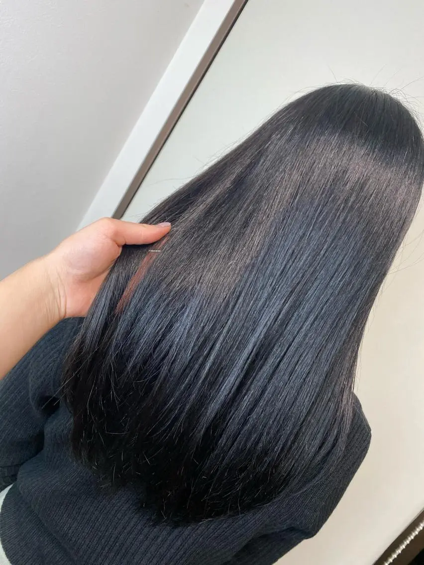 セミロング カラー ブリーチカラー🫧 森　凪沙のヘアスタイル