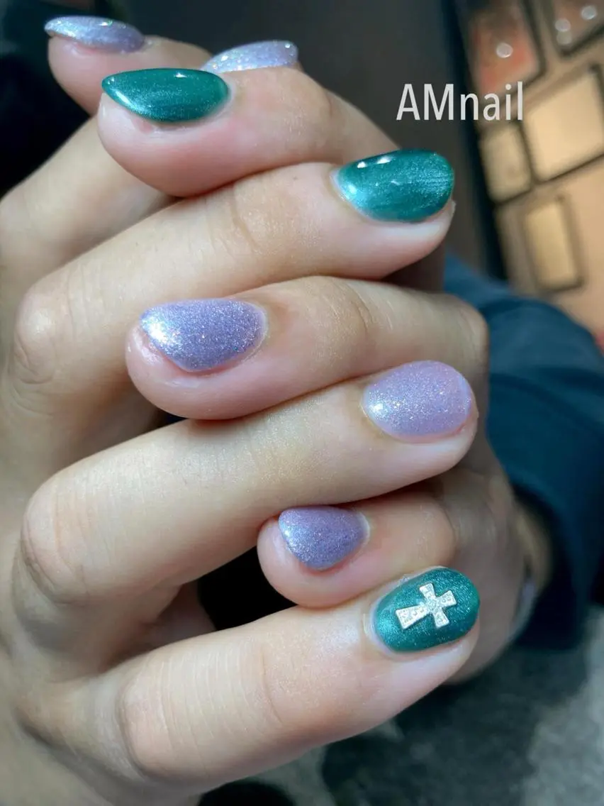 ネイル アートネイル 持ち込み ハンドネイル Am:nail 柏 SUE（スゥ）のネイルデザイン