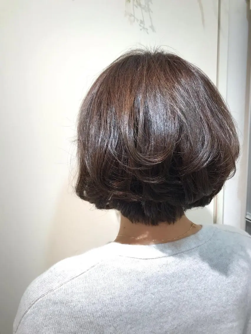 ショート カット パーマ メンズのモテヘア☁️ はまなか✂︎COLOのヘアスタイル