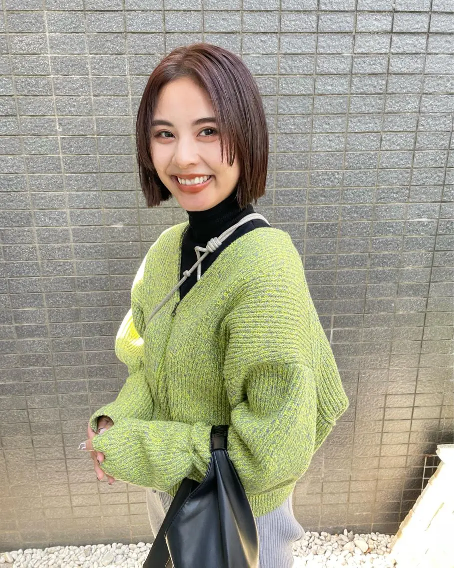 ミディアム カラー パーマ ヘアアレンジ メンズ キッズ ネイル マツエク・マツパ アイブロウ グレージュ ラベンダーカラー ラベンダーグレージュ ラベンダーグレー tatsumi/ボブ ウルフ/レイヤーのヘアスタイル