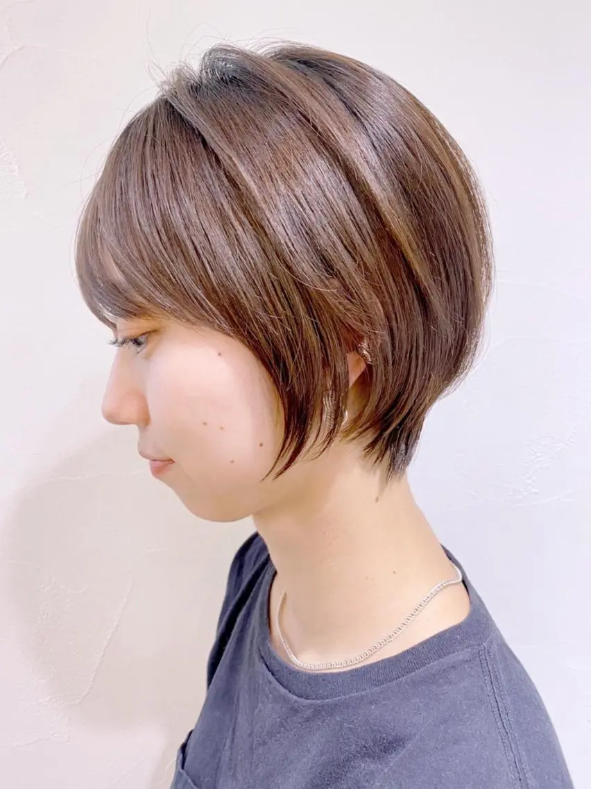 ショート カラー パーマ ヘアアレンジ ショートヘア ITbyALBUM 浦和店のヘアスタイル