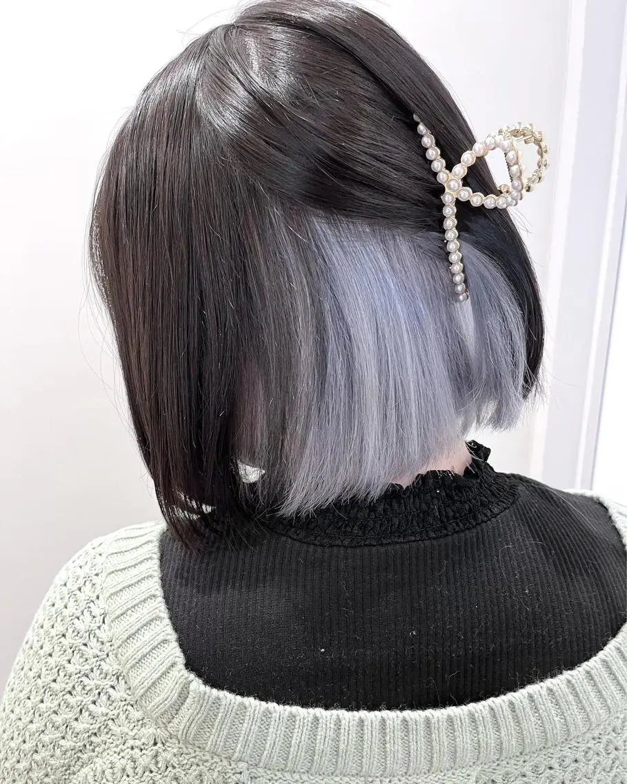 ショート カラー ヘアカラー トリートメント 谷 なづきのヘアスタイル