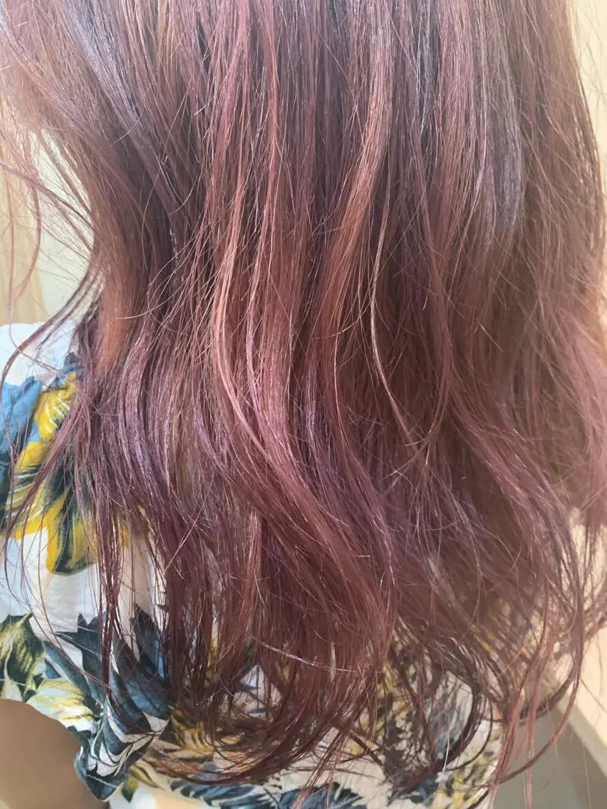 ロング カラー ヘアカラー トリートメント ヘアセット 🌸スタイリスト 山浦美恵のヘアスタイル