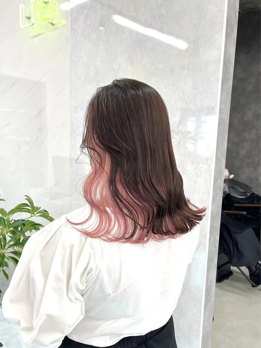 ロング カラー パーマ ヘアアレンジ メンズ キッズ ネイル マツエク・マツパ アイブロウ 似合わせ美容師🌙 Miyu🐈‍⬛💕のヘアスタイル