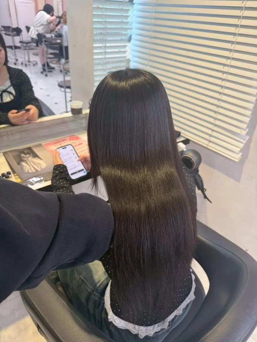 カラー 赤み消し🌿透明感 カラー🌿銀座のヘアスタイル