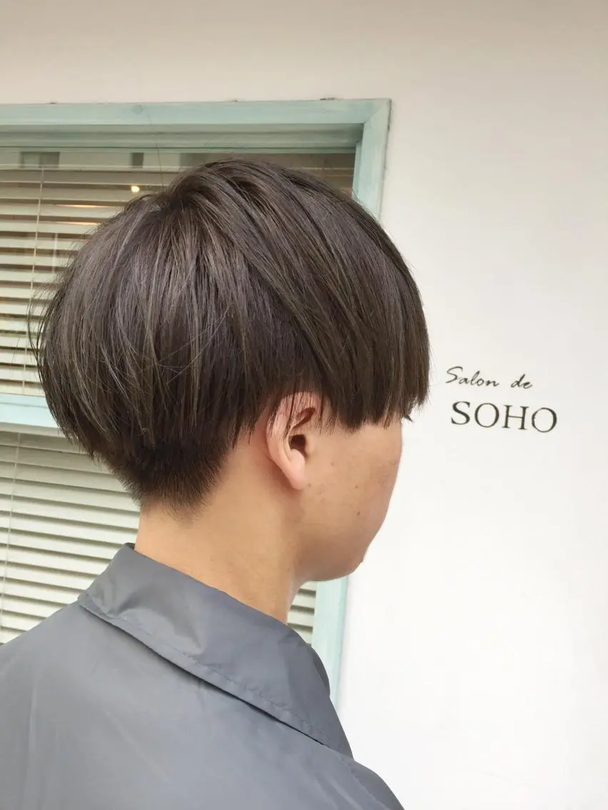 カラー メンズ マッシュ アッシュ ◇おの あすか◇のヘアスタイル