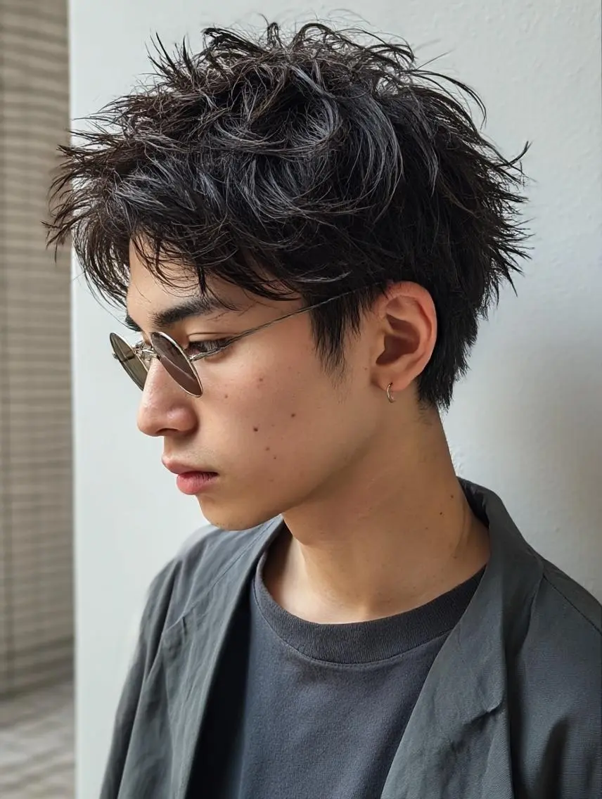 セミロング 島田 光✨️のヘアスタイル