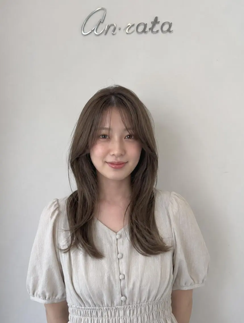 ロング カット ヘアカラー an・rata/ プチプラ/和歌山市駅のヘアスタイル