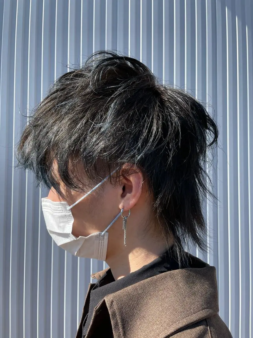 メンズ ブリーチしてても 綺麗にかかる縮毛矯正のヘアスタイル