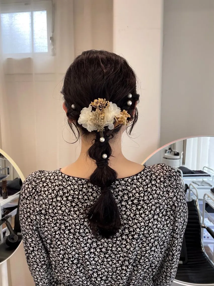 ロング ヘアセット レイヤーカット🎀 kanaのヘアスタイル